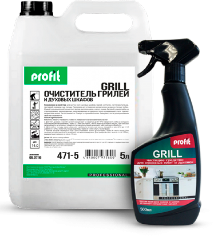 PROFIT GRILL  5 л средство для мытья плит и грилей
